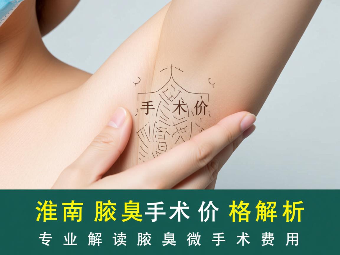 淮南腋臭手术价格解析，专业解读腋臭微创手术费用