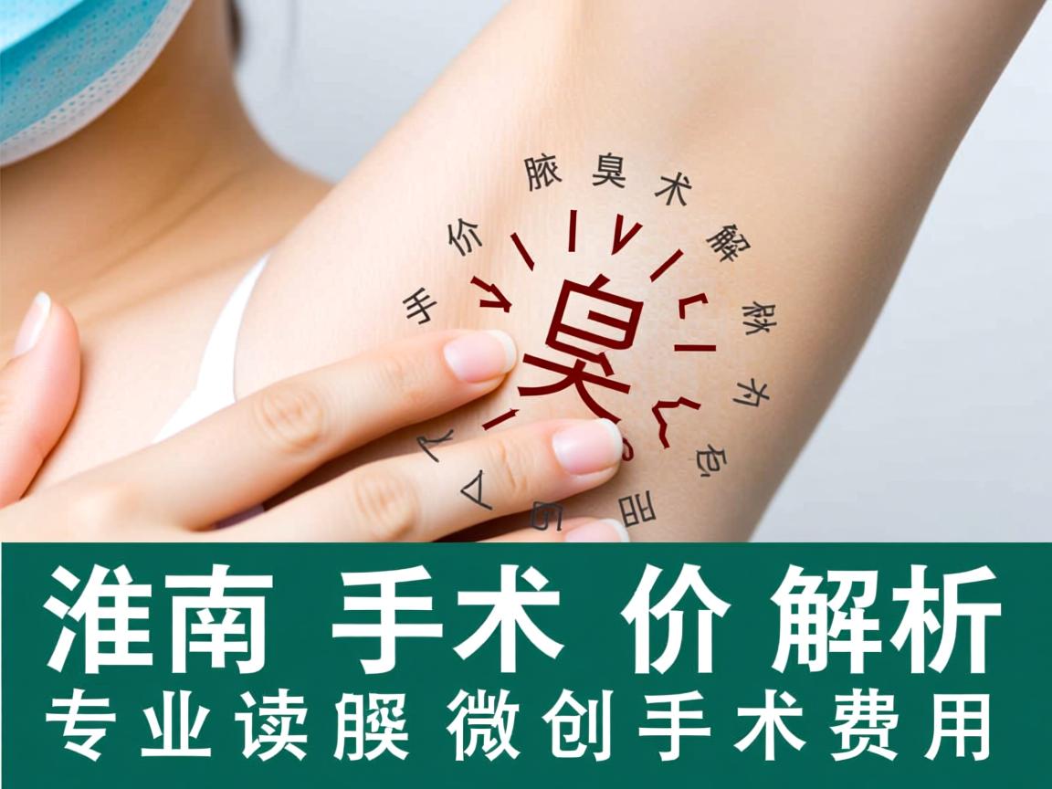 淮南腋臭手术价格解析，专业解读腋臭微创手术费用