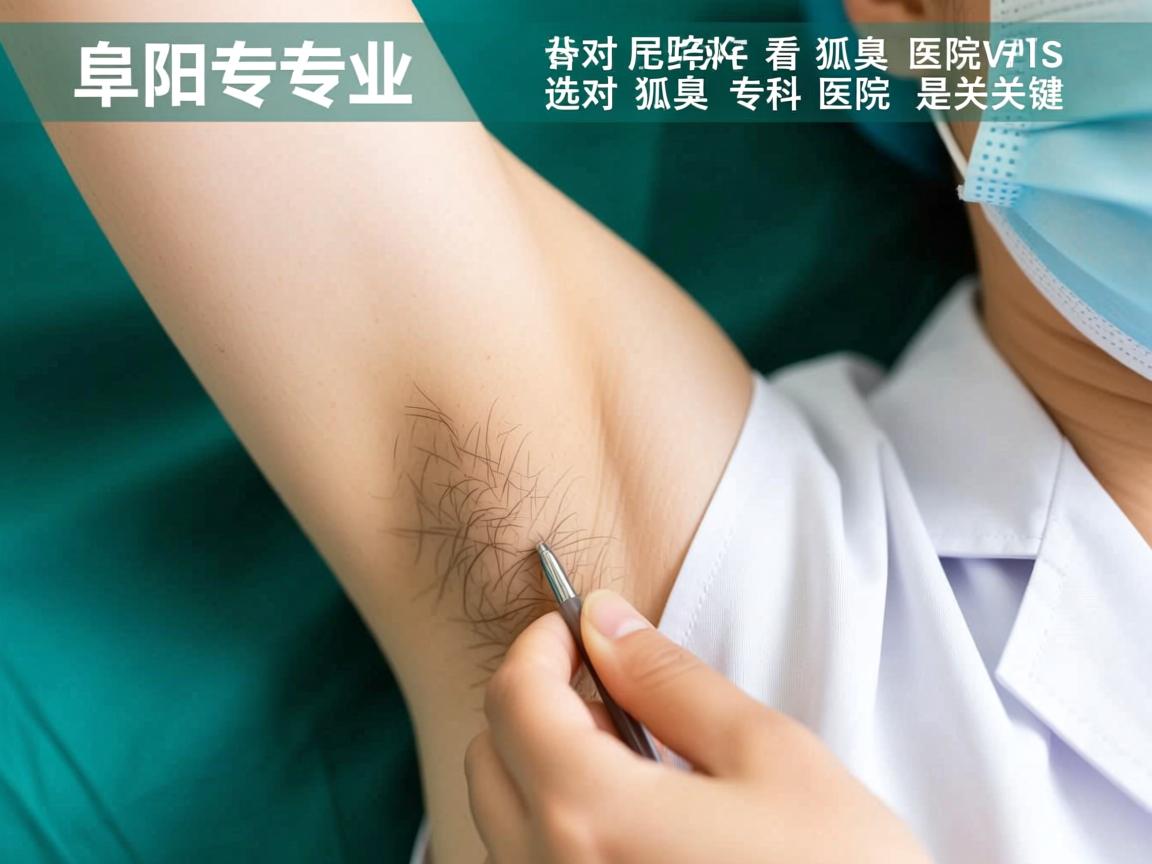 阜阳专业看狐臭医院对比，选对狐臭专科医院是关键