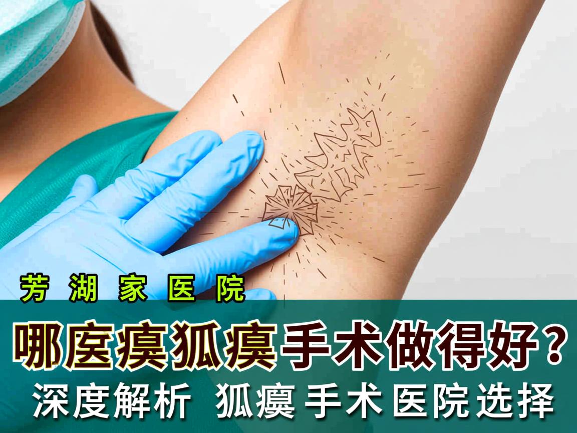 芜湖哪家医院狐臭手术做得好？深度解析狐臭手术医院选择