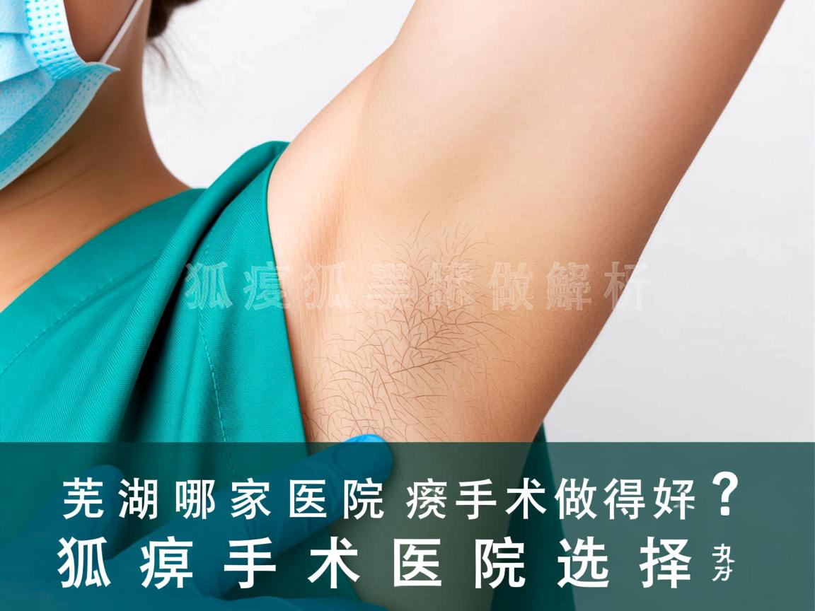 芜湖哪家医院狐臭手术做得好？深度解析狐臭手术医院选择