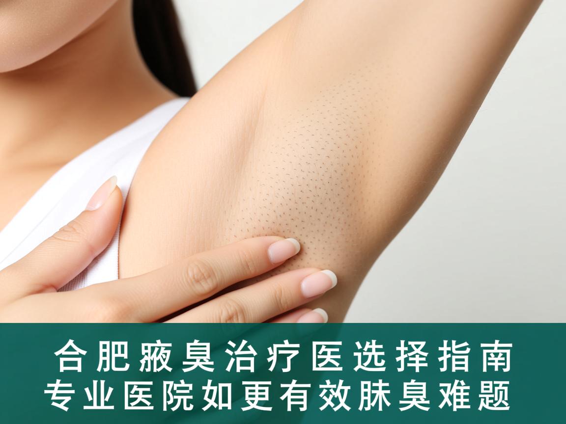 合肥腋臭治疗医院选择指南，专业医院如何更有效解决腋臭难题