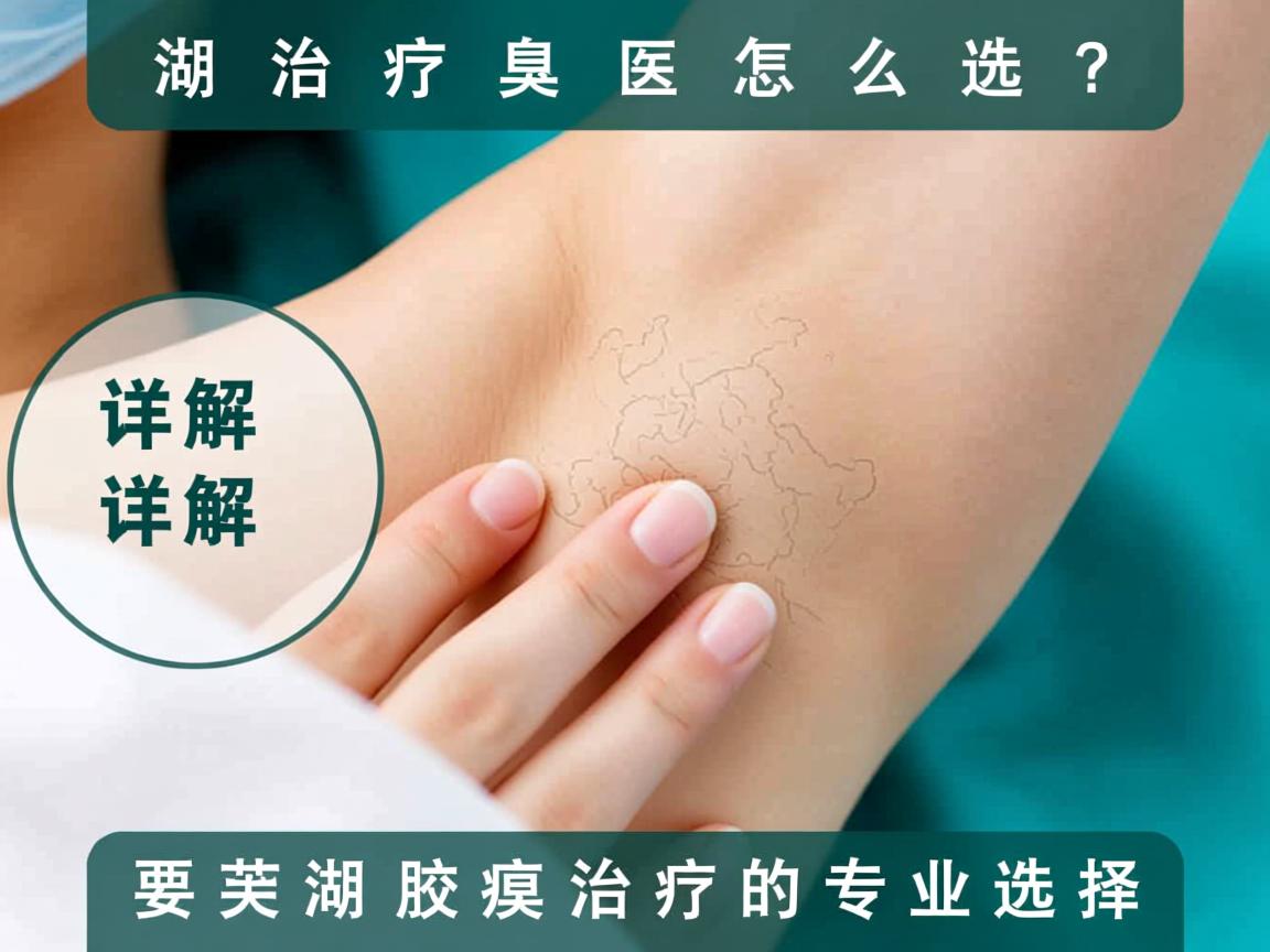 芜湖治疗腋臭医院怎么选？详解芜湖腋臭治疗的专业选择