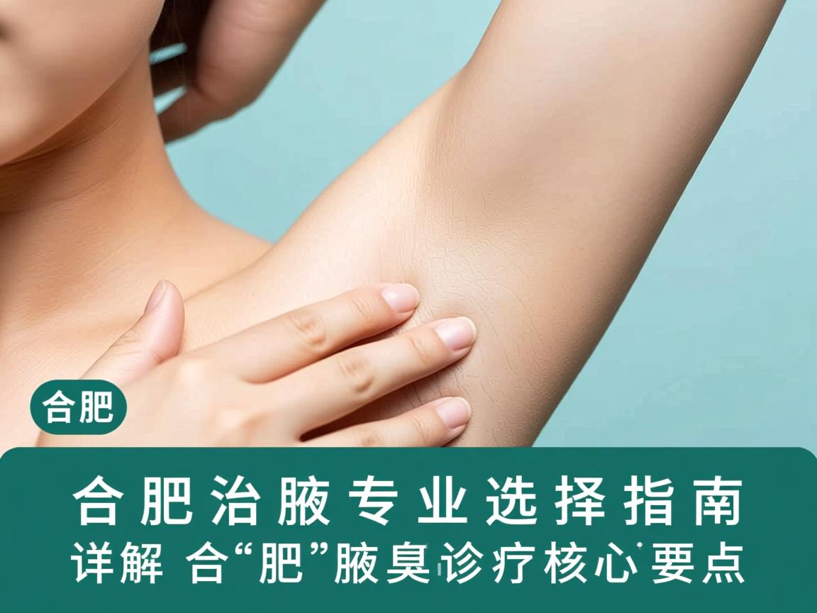 合肥治腋臭专业选择指南，详解合肥腋臭诊疗核心要点