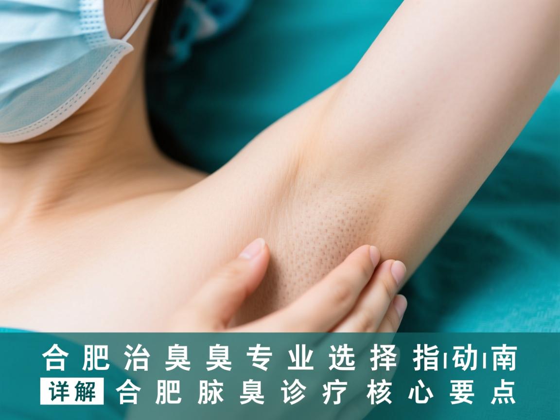 合肥治腋臭专业选择指南，详解合肥腋臭诊疗核心要点