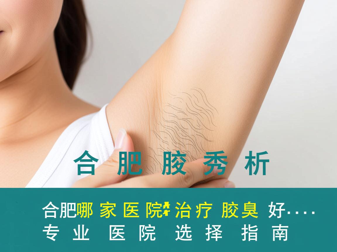 合肥腋秀解析，合肥哪家医院治疗腋臭好，专业医院选择指南