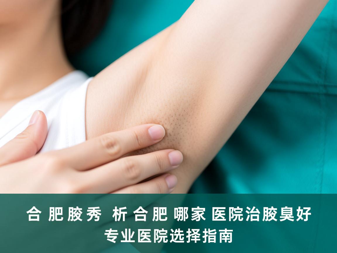 合肥腋秀解析，合肥哪家医院治疗腋臭好，专业医院选择指南