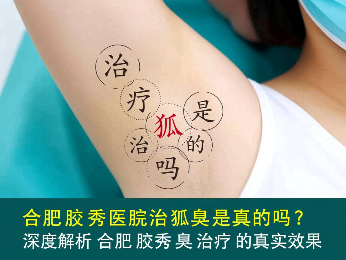 合肥腋秀医院治疗狐臭是真的吗？深度解析合肥腋秀腋臭治疗的真实效果