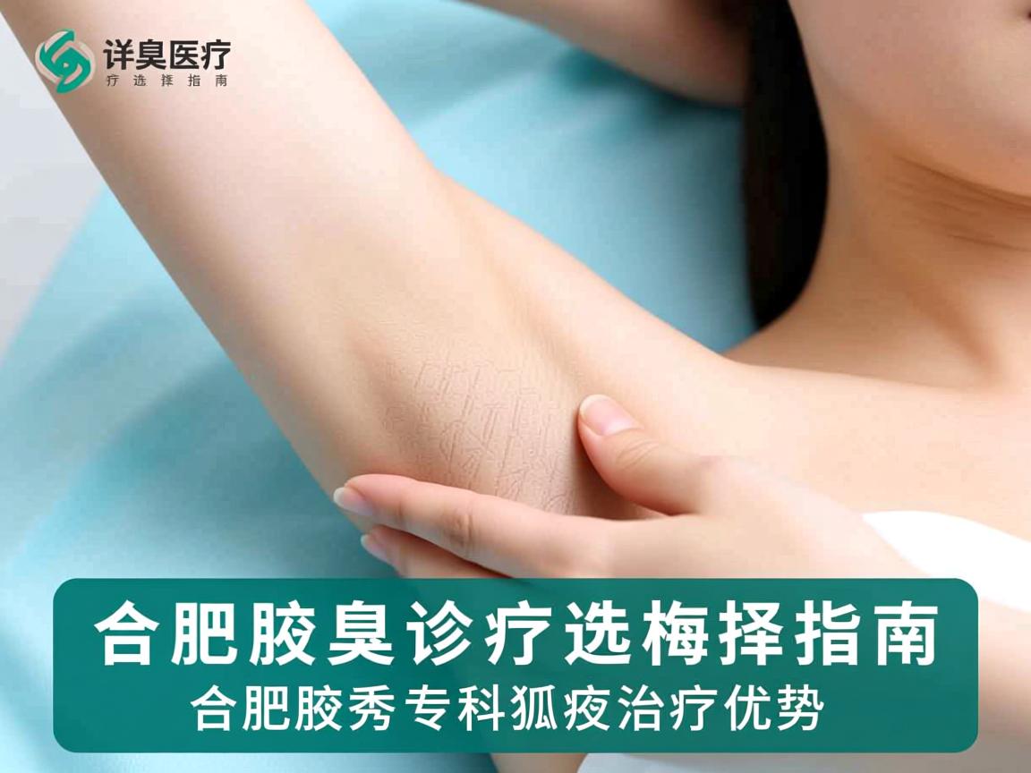 合肥腋臭诊疗选择指南，详解合肥腋秀专科的狐臭治疗优势