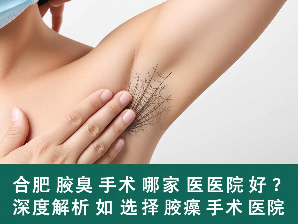 合肥做腋臭手术哪家医院好？深度解析如何选择好的腋臭手术医院