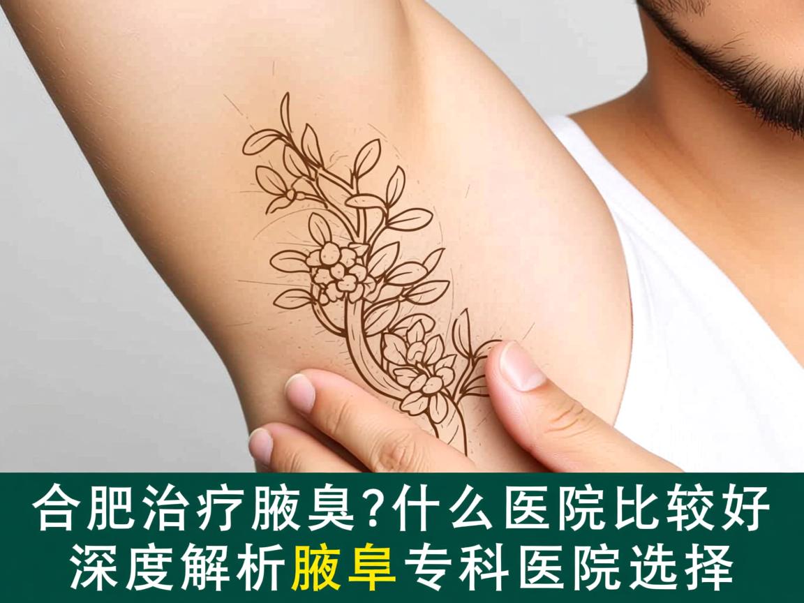 合肥治疗腋臭什么医院比较好？深度解析腋臭专科医院选择