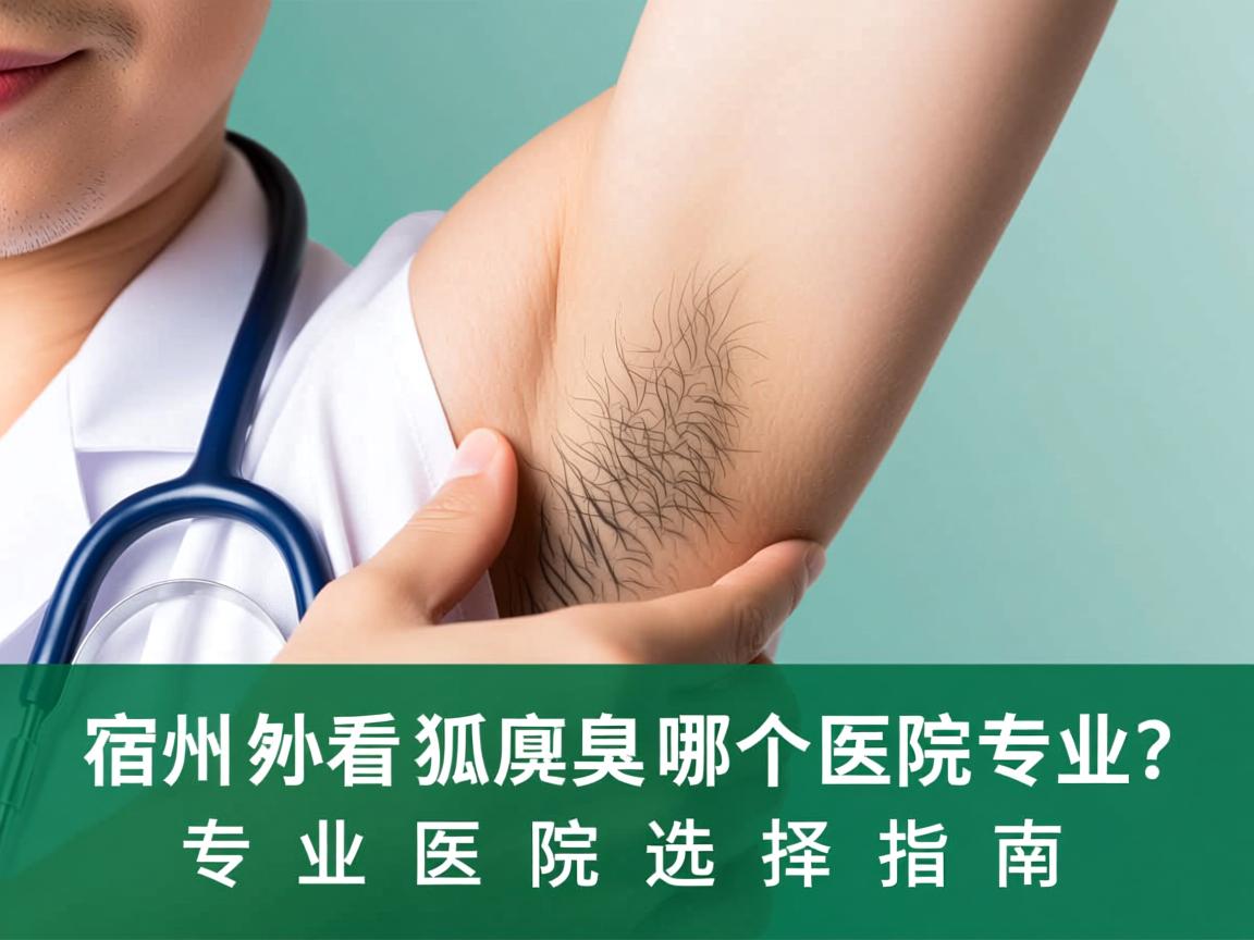 宿州看狐臭哪个医院专业？专业医院选择指南
