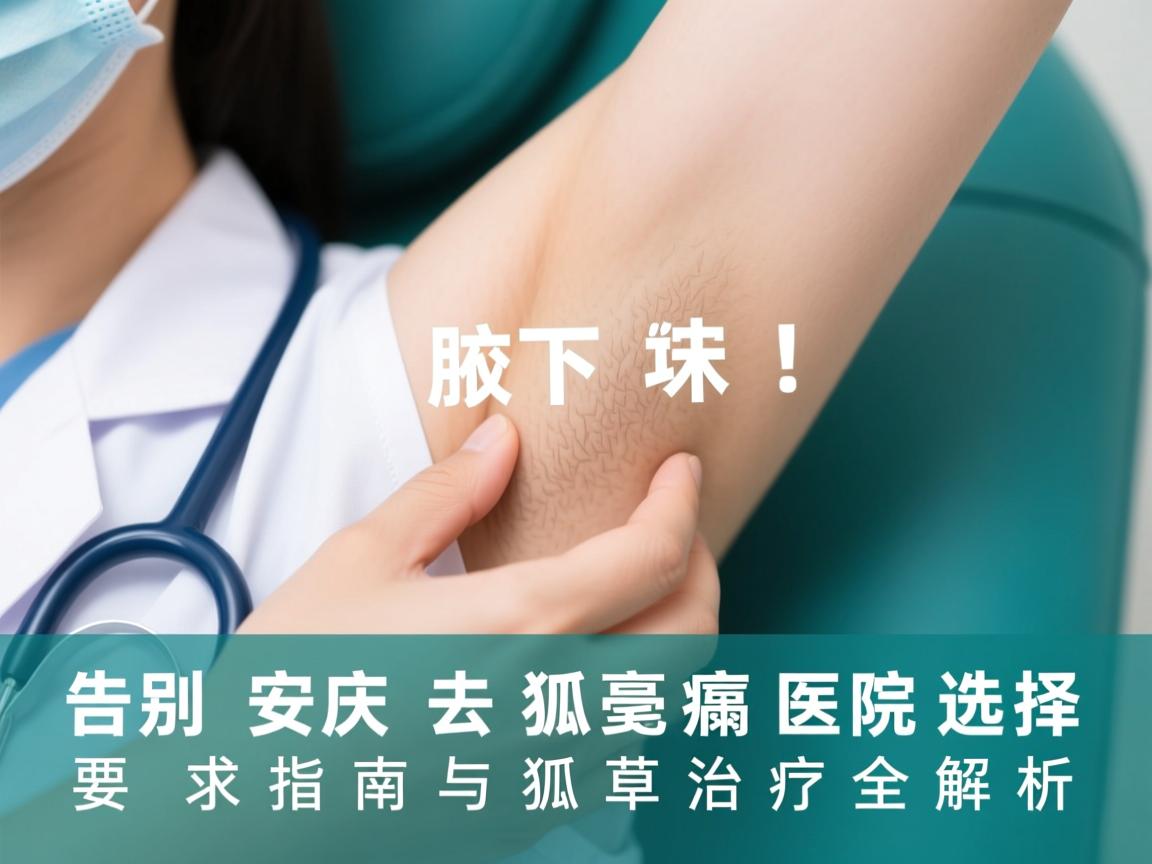 告别腋下尴尬!安庆去狐臭医院选择指南与狐臭治疗全解析 告别腋下尴尬!安庆去狐臭医院选择指南与狐臭治疗全解析