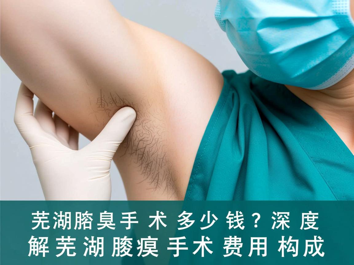 芜湖腋臭手术多少钱？深度解析芜湖腋臭手术费用构成