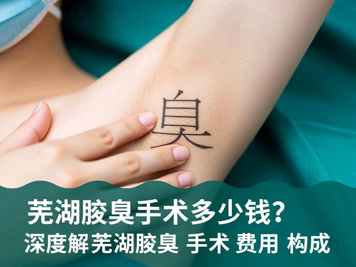 芜湖腋臭手术多少钱？深度解析芜湖腋臭手术费用构成