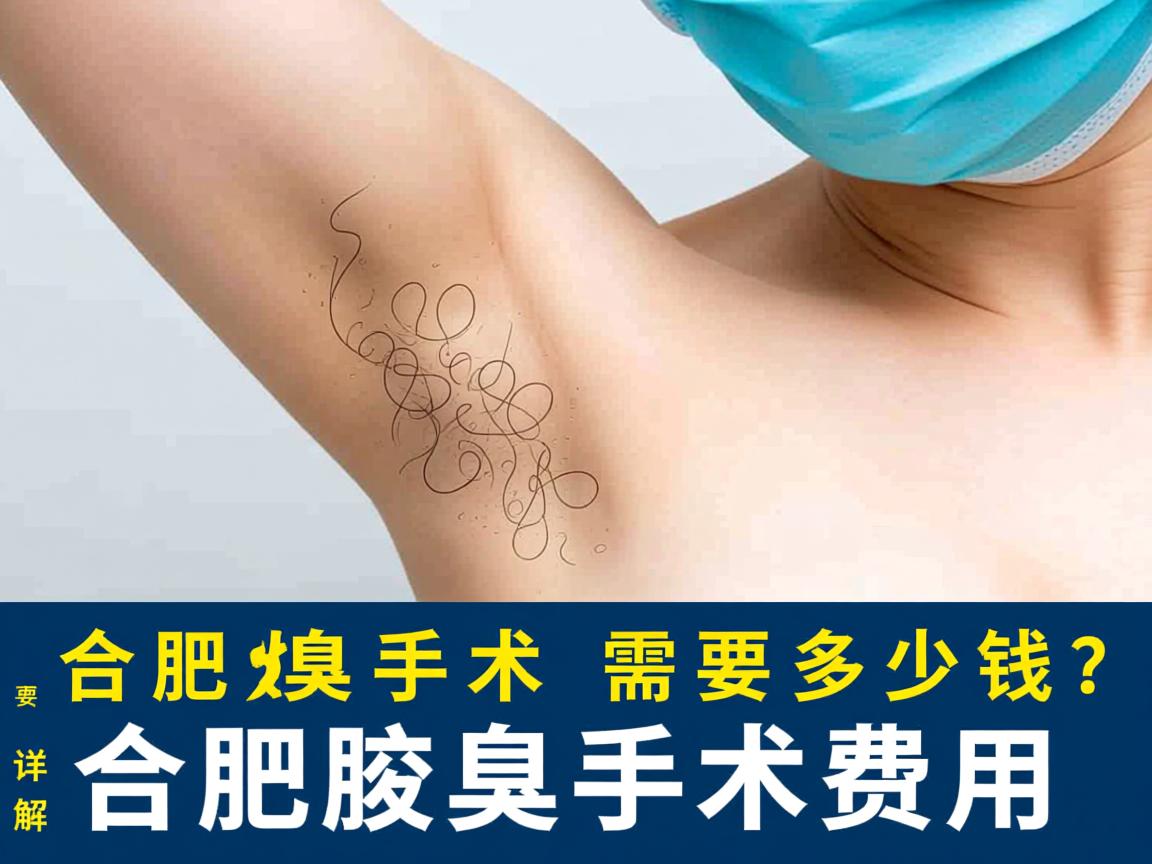 合肥腋臭手术需要多少钱？详解合肥腋臭手术费用