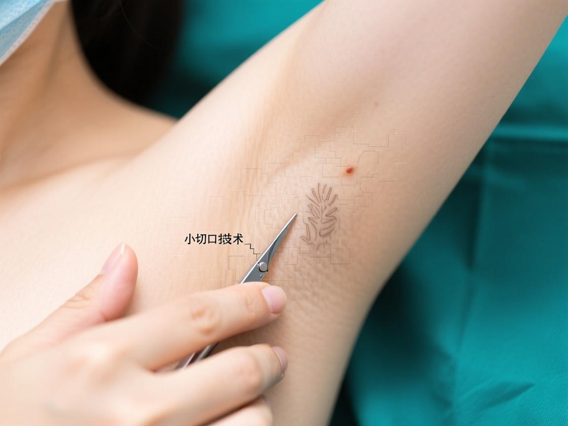 小切口治疗腋臭，小切口技术如何根治腋臭难题