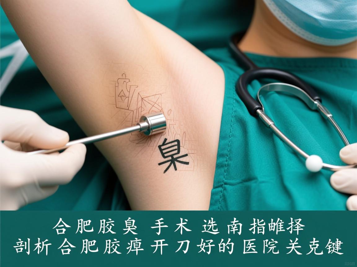 合肥腋臭手术选择指南，剖析合肥腋臭开刀好的医院关键