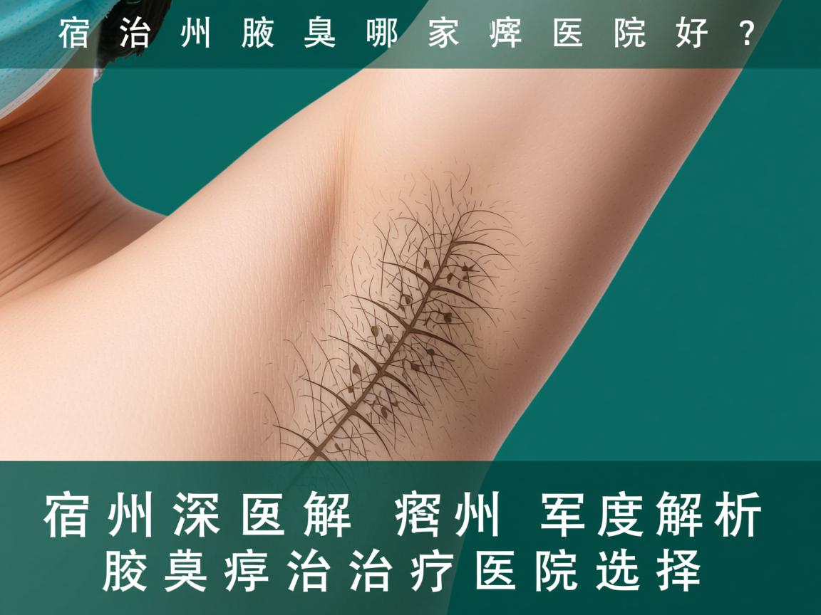 宿州治疗腋臭哪家医院好?深度解析宿州腋臭治疗医院选择 宿州治疗腋臭哪家医院好?深度解析宿州腋臭治疗医院选择