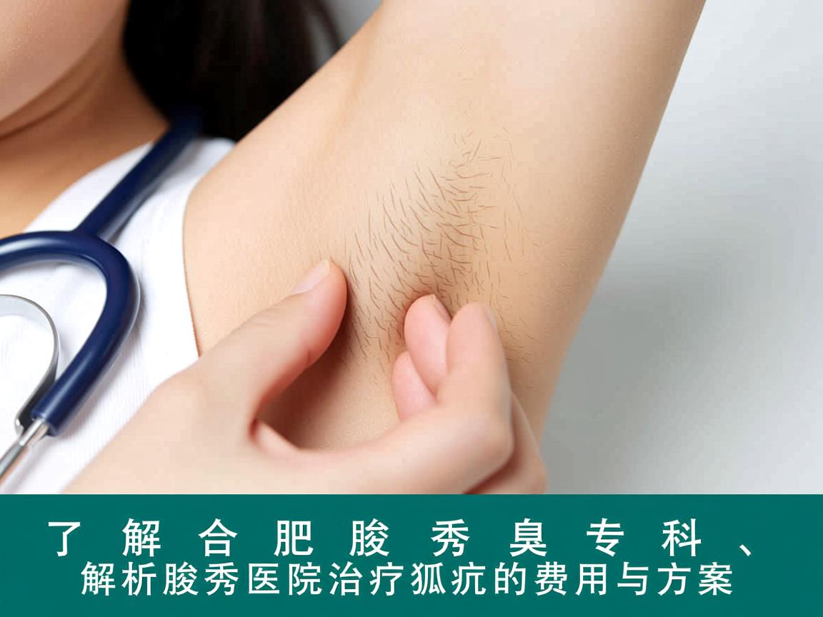 了解合肥腋秀腋臭专科，解析腋秀医院治疗狐臭的费用与方案