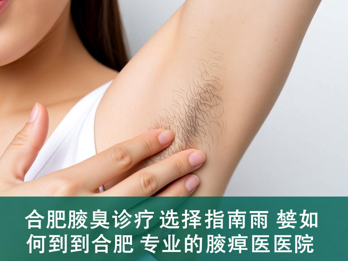 合肥腋臭诊疗选择指南，如何找到合肥专业的腋臭医院