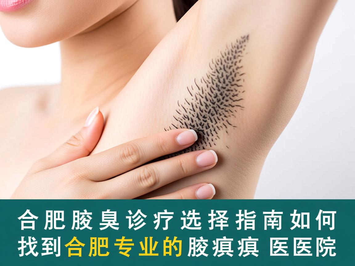 合肥腋臭诊疗选择指南，如何找到合肥专业的腋臭医院