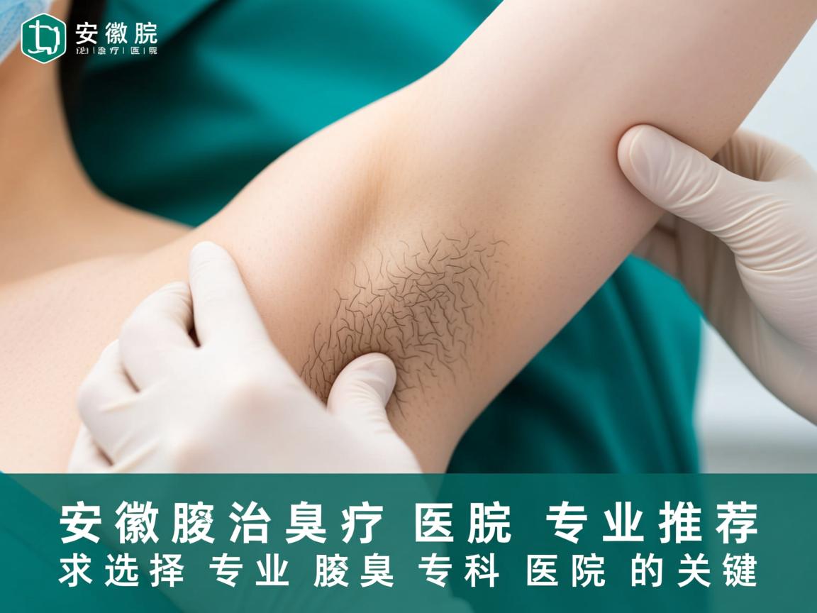 安徽腋臭治疗医院专业推荐，选择专业腋臭专科医院的关键