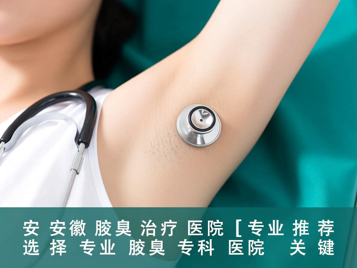 安徽腋臭治疗医院专业推荐，选择专业腋臭专科医院的关键