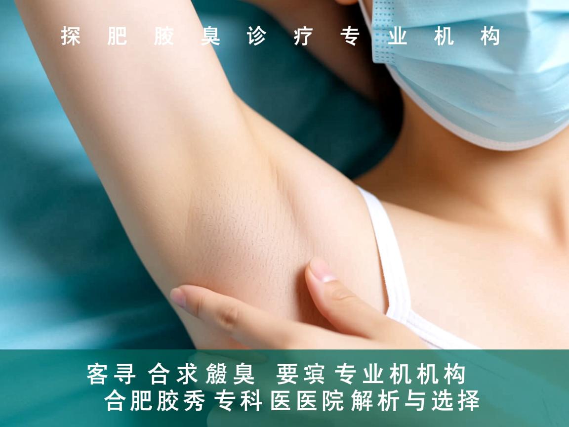 探寻合肥腋臭诊疗专业机构，合肥腋秀专科医院解析与选择