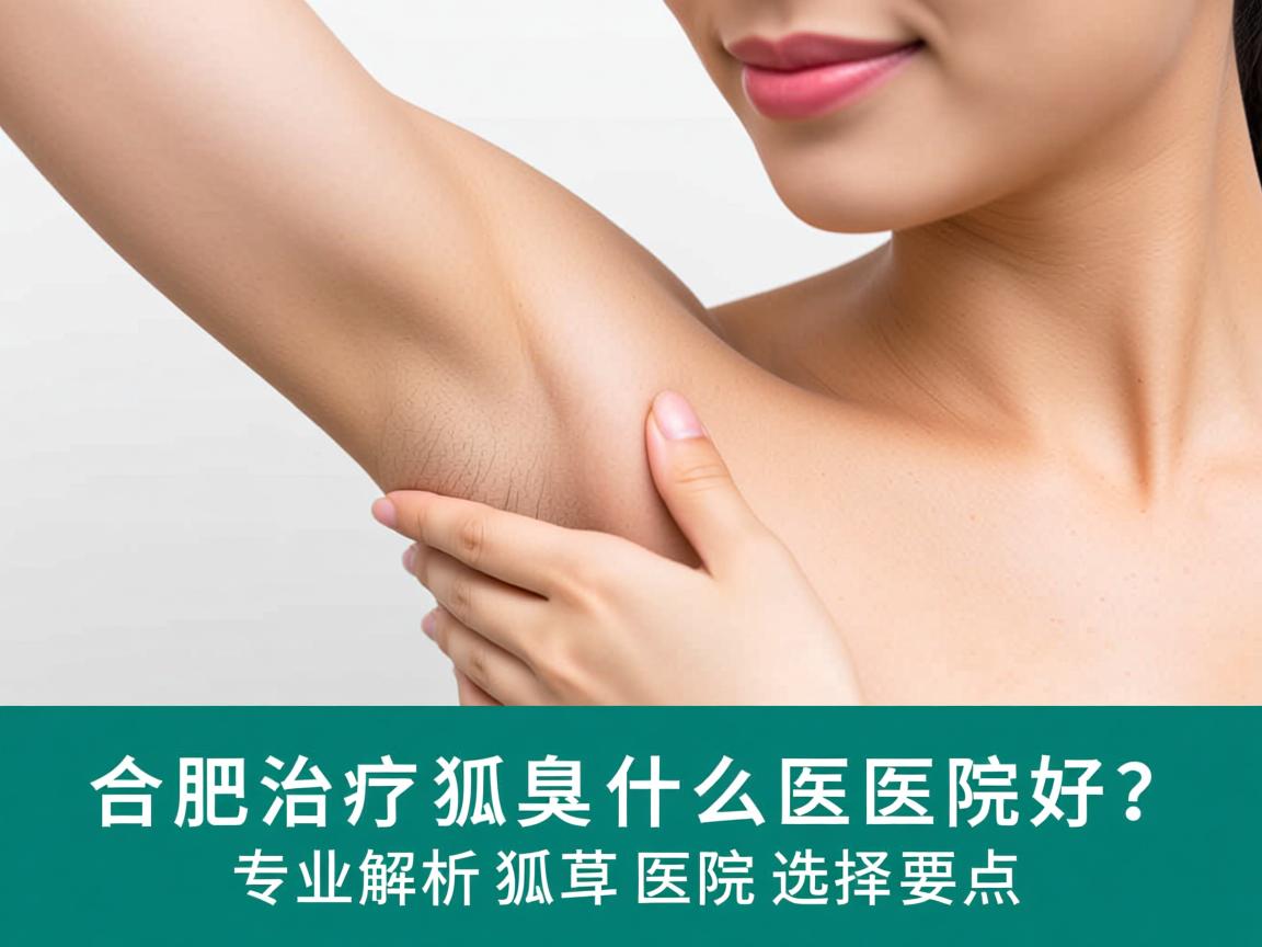合肥治疗狐臭什么医院好？专业解析狐臭医院选择要点