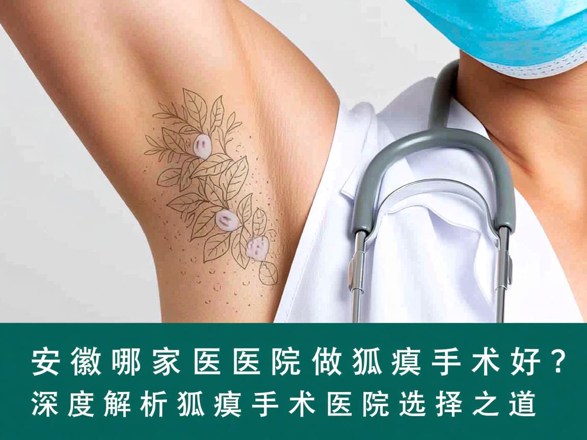 安徽哪家医院做狐臭手术好？深度解析狐臭手术医院选择之道