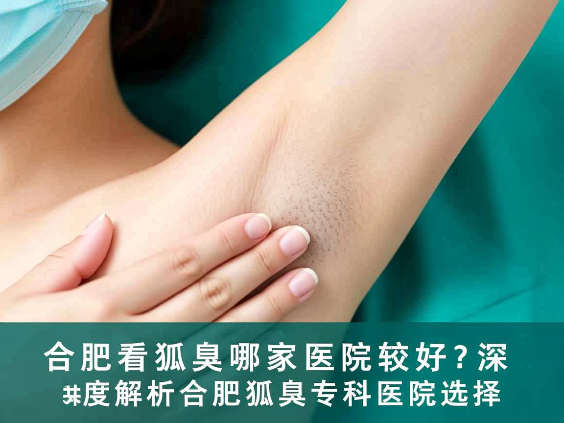 合肥看狐臭哪家医院较好？深度解析合肥狐臭专科医院选择