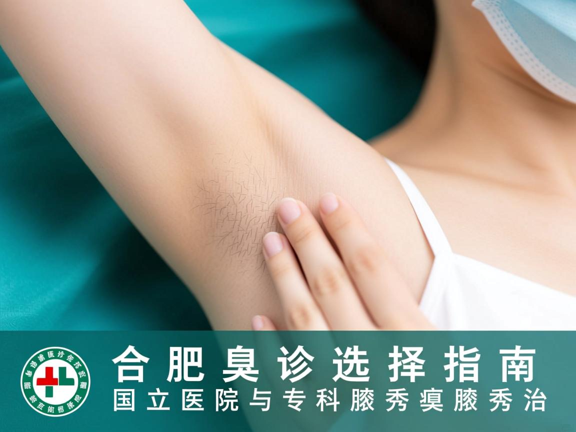 合肥腋臭诊疗选择指南，解析国立医院与专科腋秀的腋臭治疗