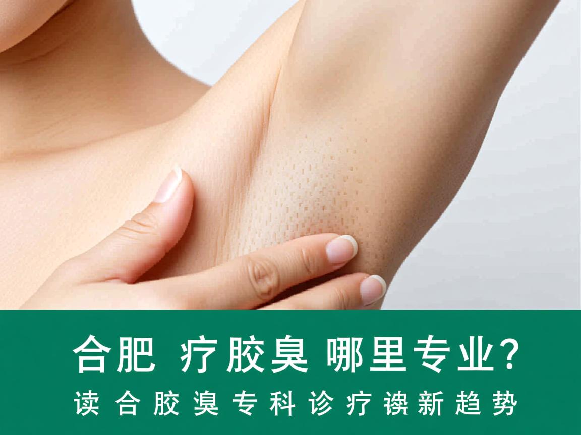 合肥治疗腋臭哪里专业？解读合肥腋臭专科诊疗新趋势