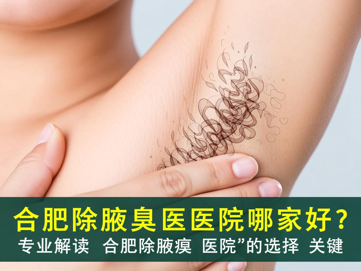合肥除腋臭医院哪家好？专业解读合肥除腋臭医院的选择关键