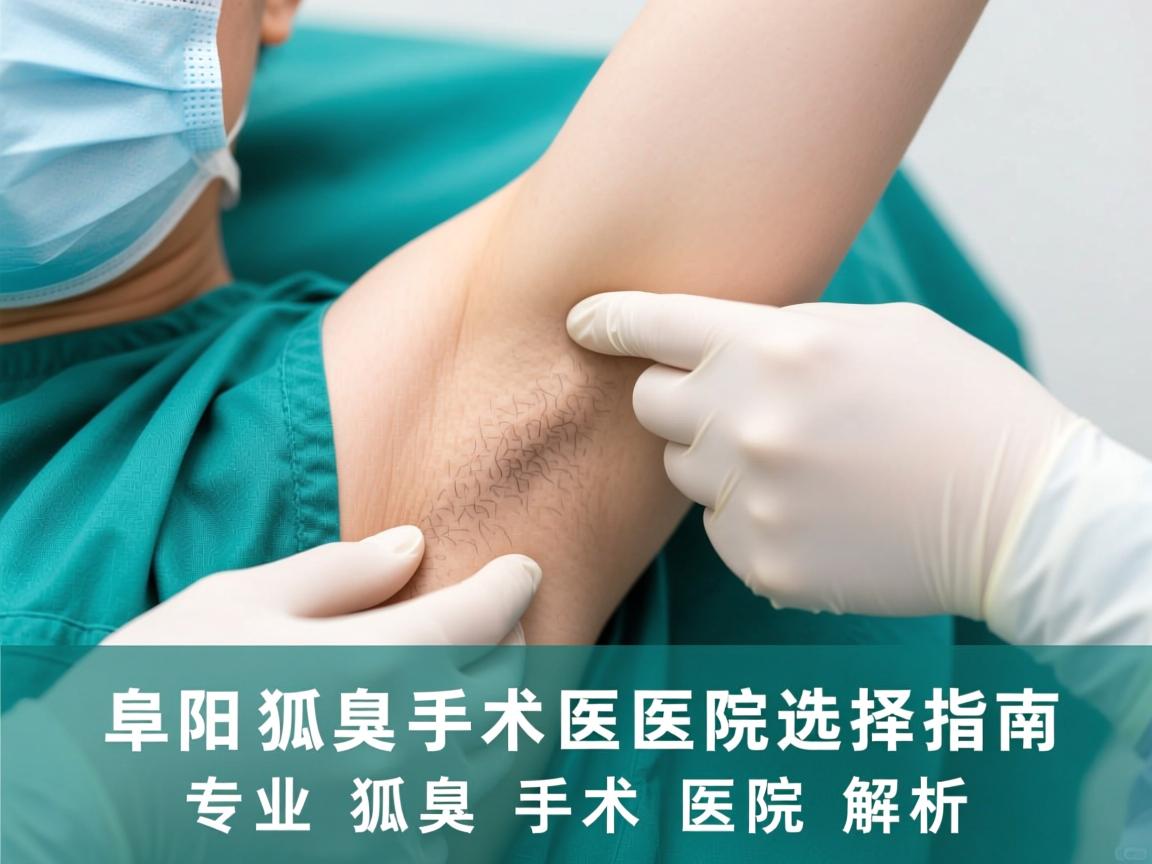 阜阳狐臭手术医院选择指南，专业狐臭手术医院解析