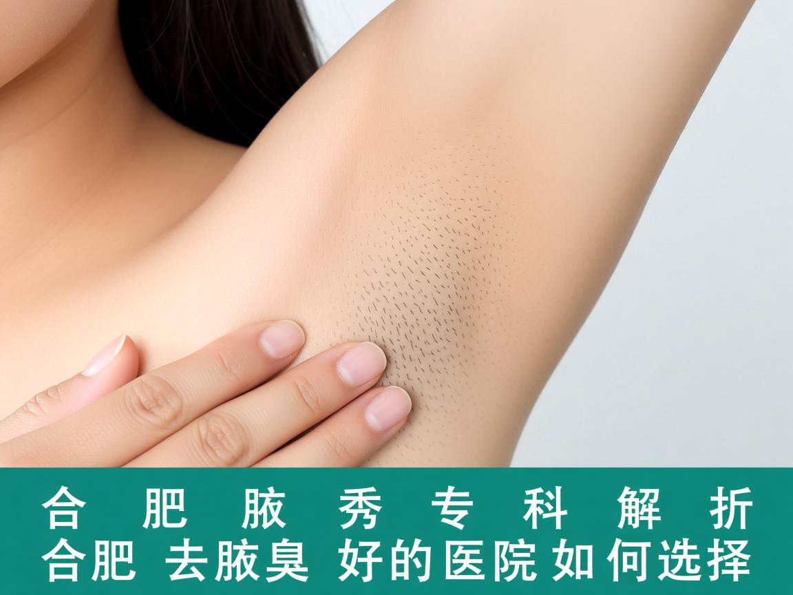 合肥腋秀腋臭专科解析，合肥去腋臭好的医院如何选择
