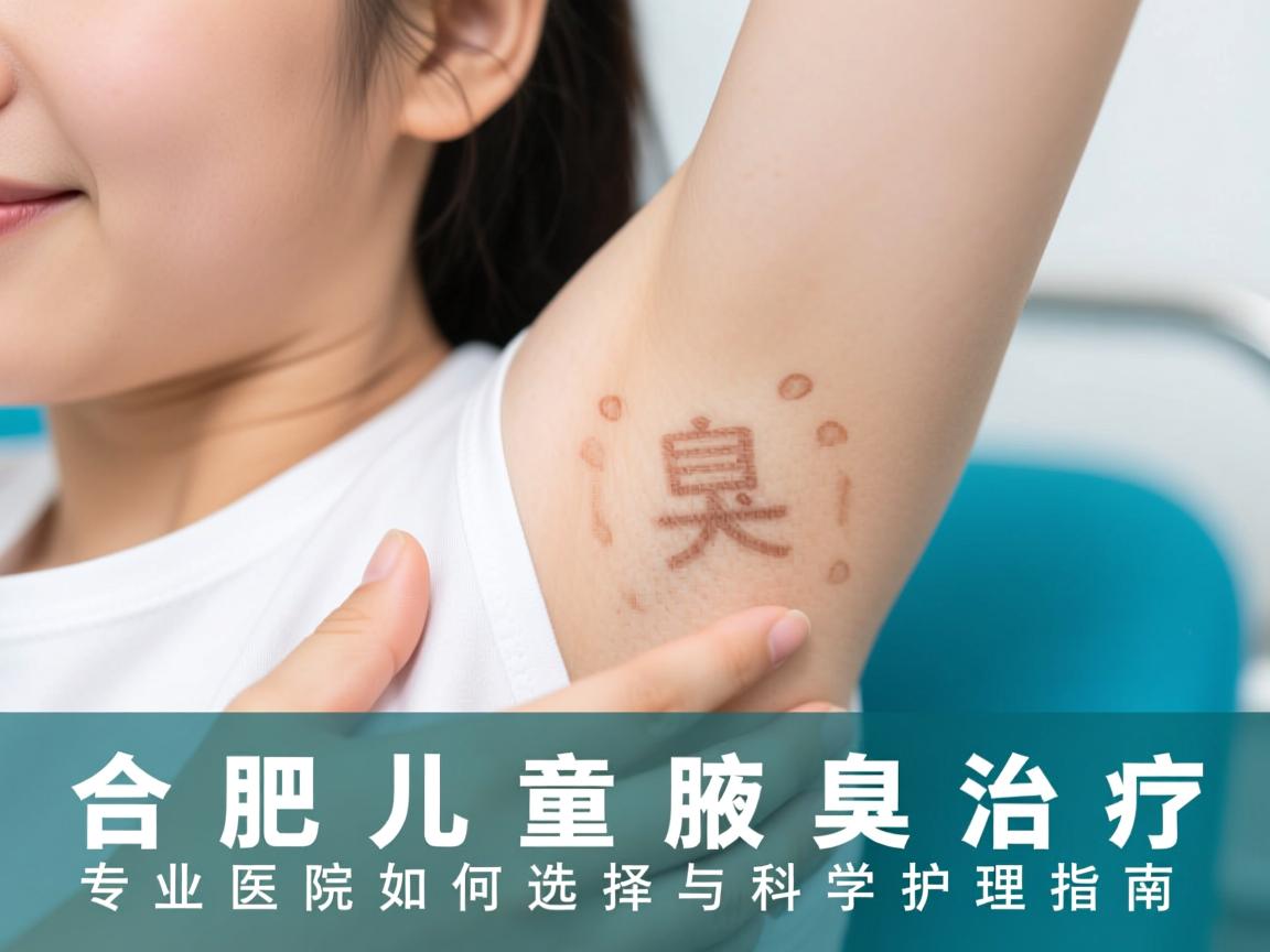 合肥儿童腋臭治疗，专业医院如何选择与科学护理指南