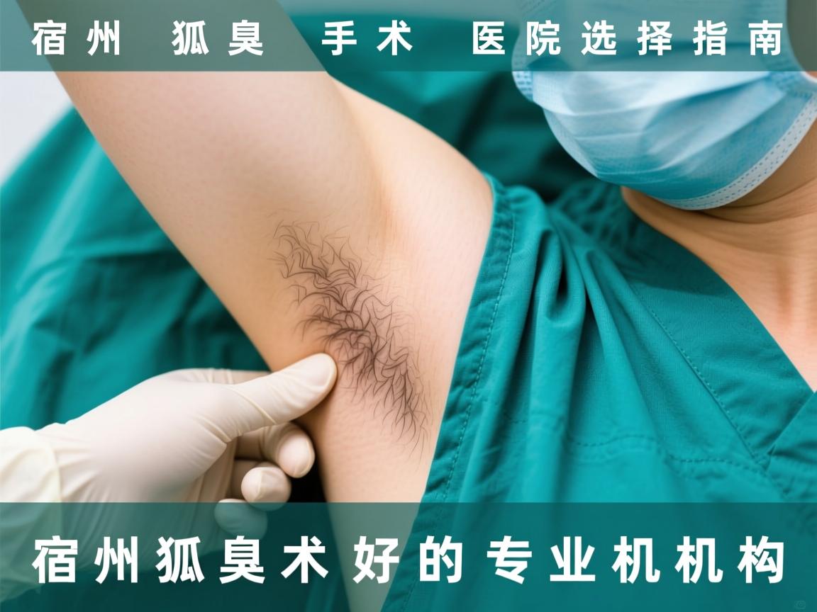宿州狐臭手术医院选择指南，详解宿州狐臭术好的专业机构