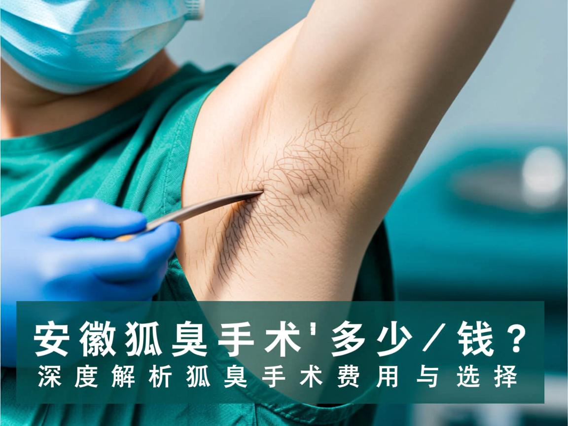 安徽狐臭手术多少钱？深度解析狐臭手术费用与选择