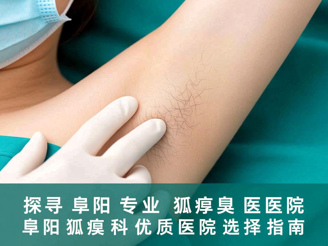 探寻阜阳专业狐臭医院，阜阳狐臭科优质医院选择指南