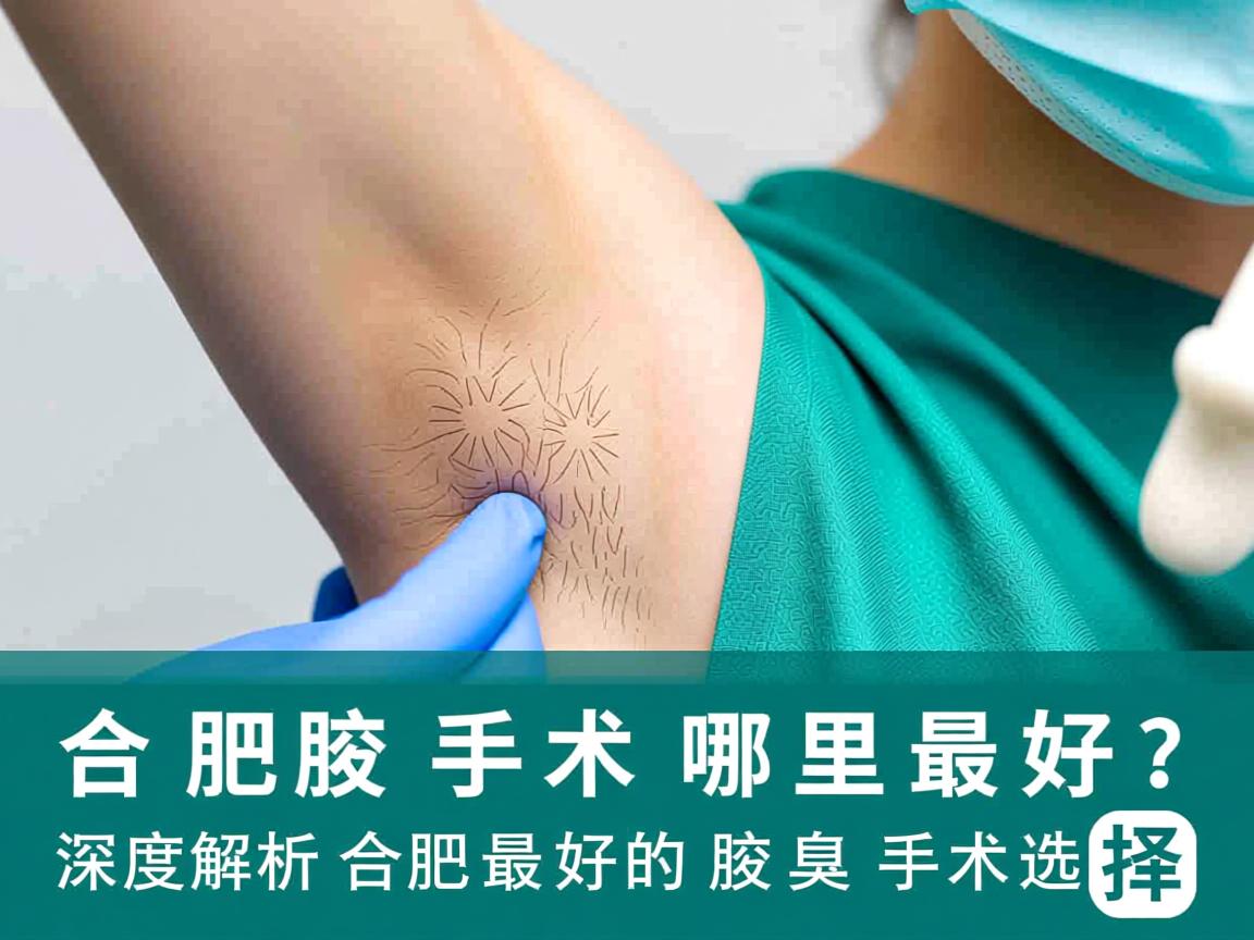 合肥腋臭手术哪里最好？深度解析合肥最好的腋臭手术选择