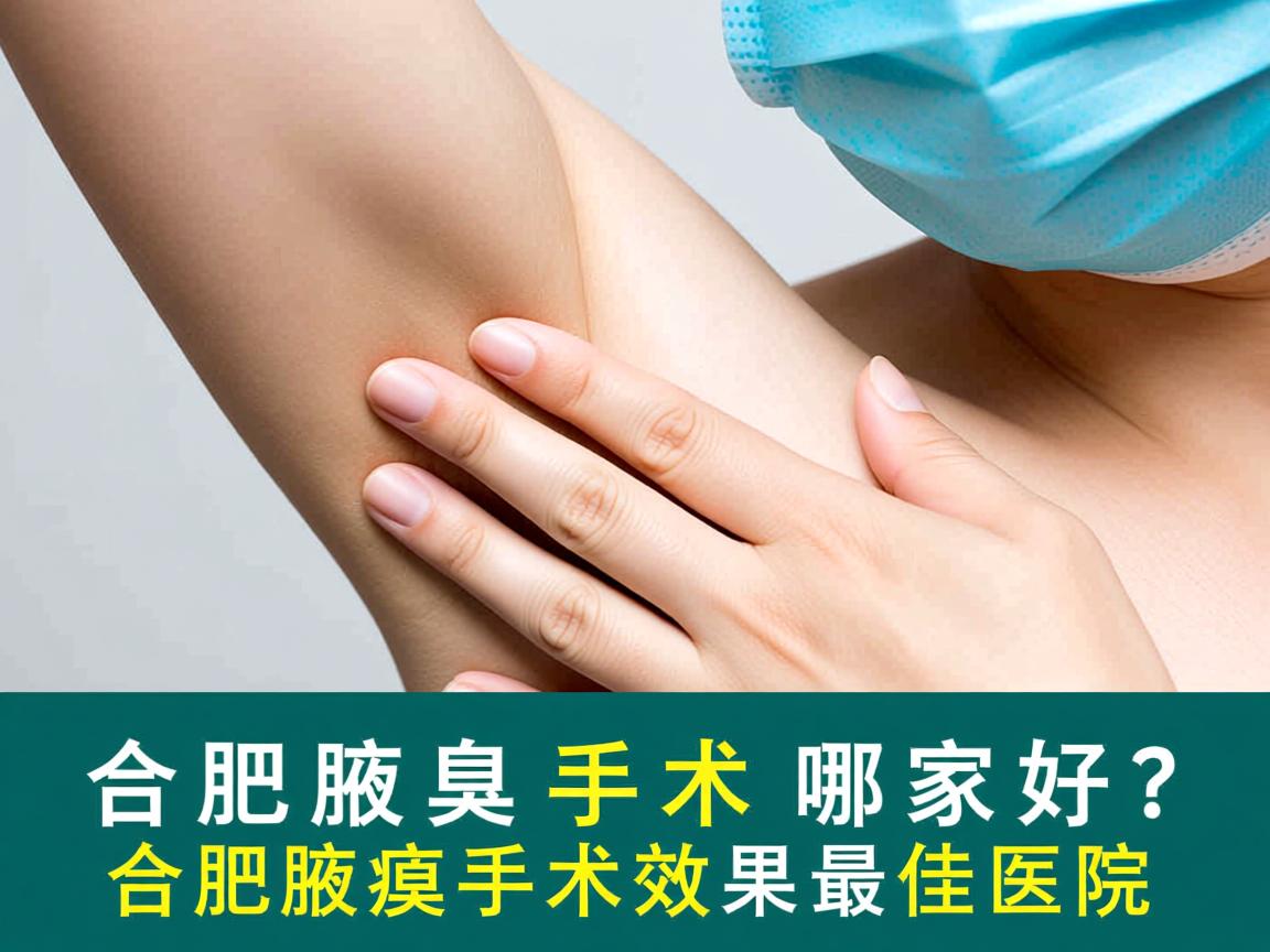 合肥腋臭手术哪家好？深度解析合肥腋臭手术效果最佳医院