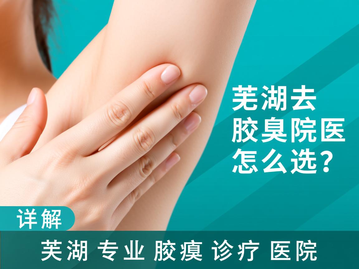 芜湖去腋臭医院怎么选？详解芜湖专业腋臭诊疗医院