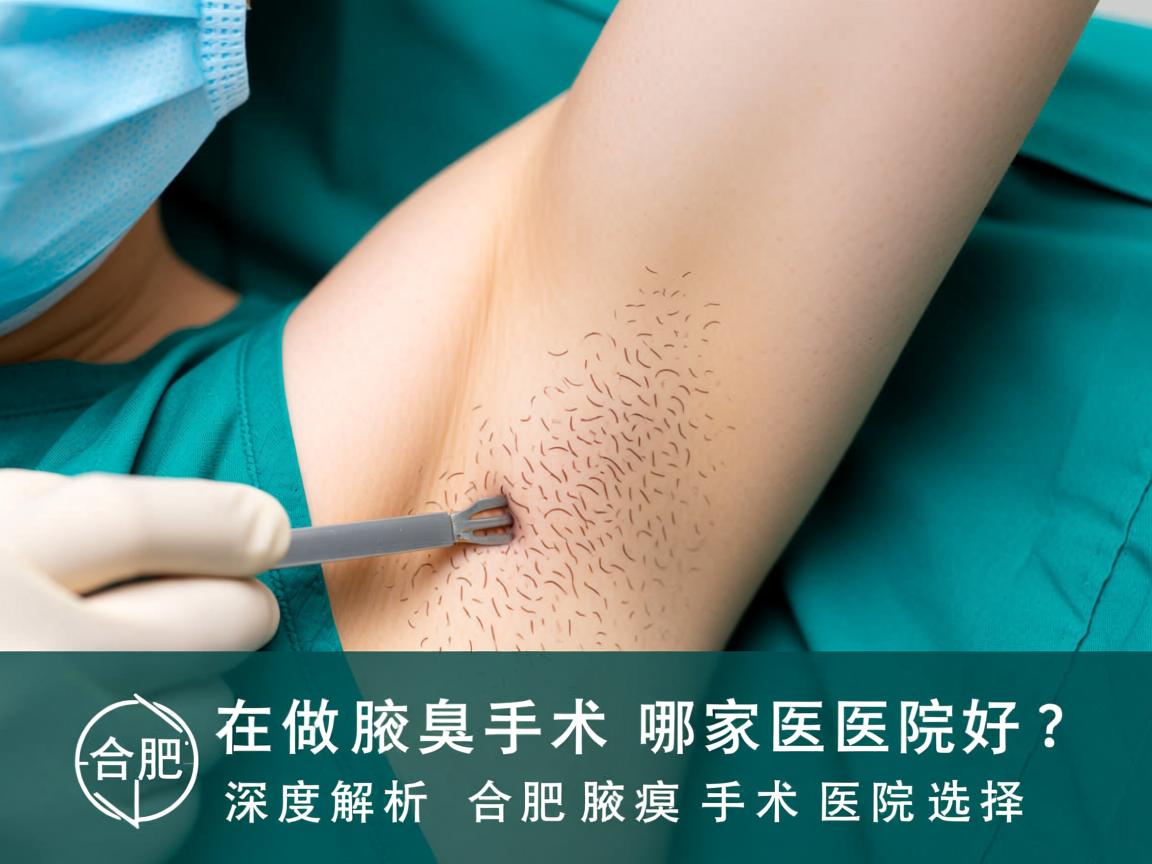 在合肥做腋臭手术哪家医院好？深度解析合肥腋臭手术医院选择