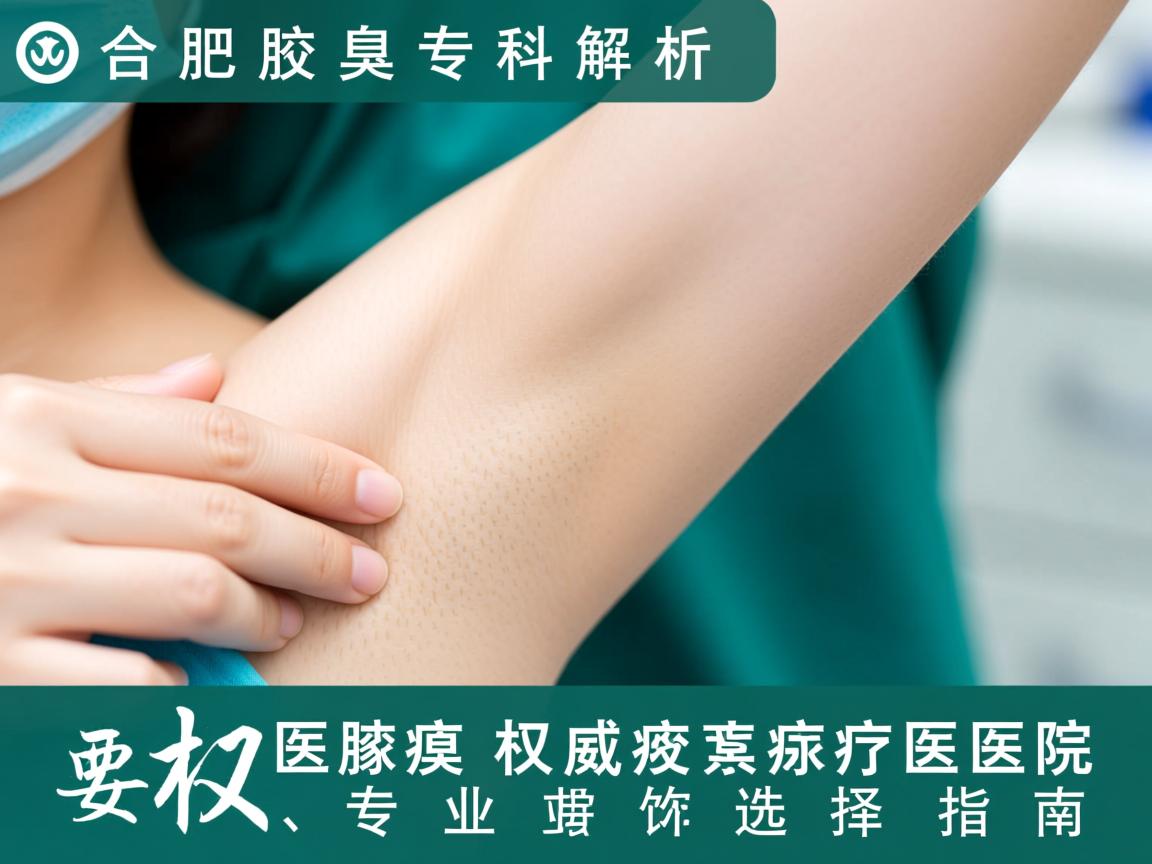 合肥腋臭专科解析，权威腋臭医院的专业选择指南
