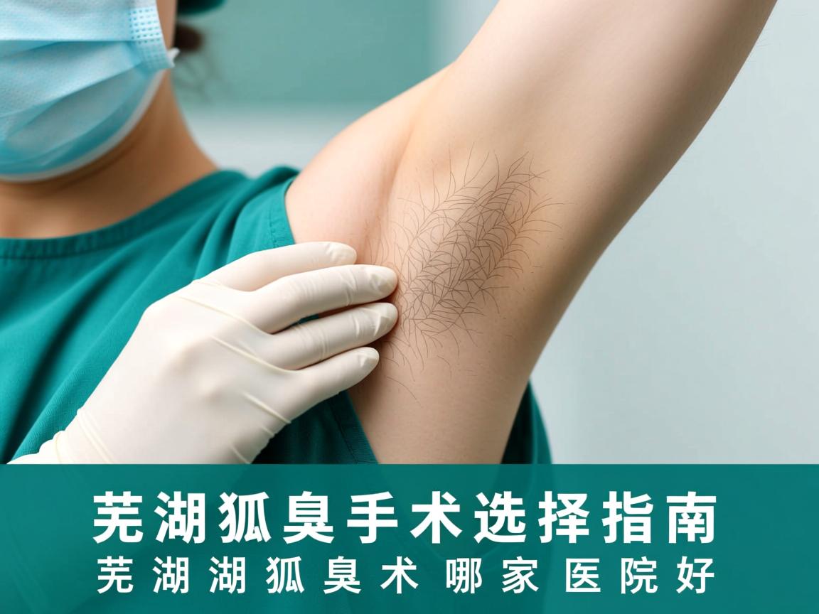 芜湖狐臭手术选择指南，详解芜湖狐臭术哪家医院好