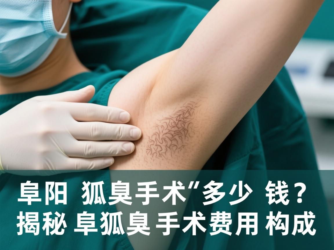 阜阳狐臭手术多少钱？揭秘阜阳狐臭手术费用构成