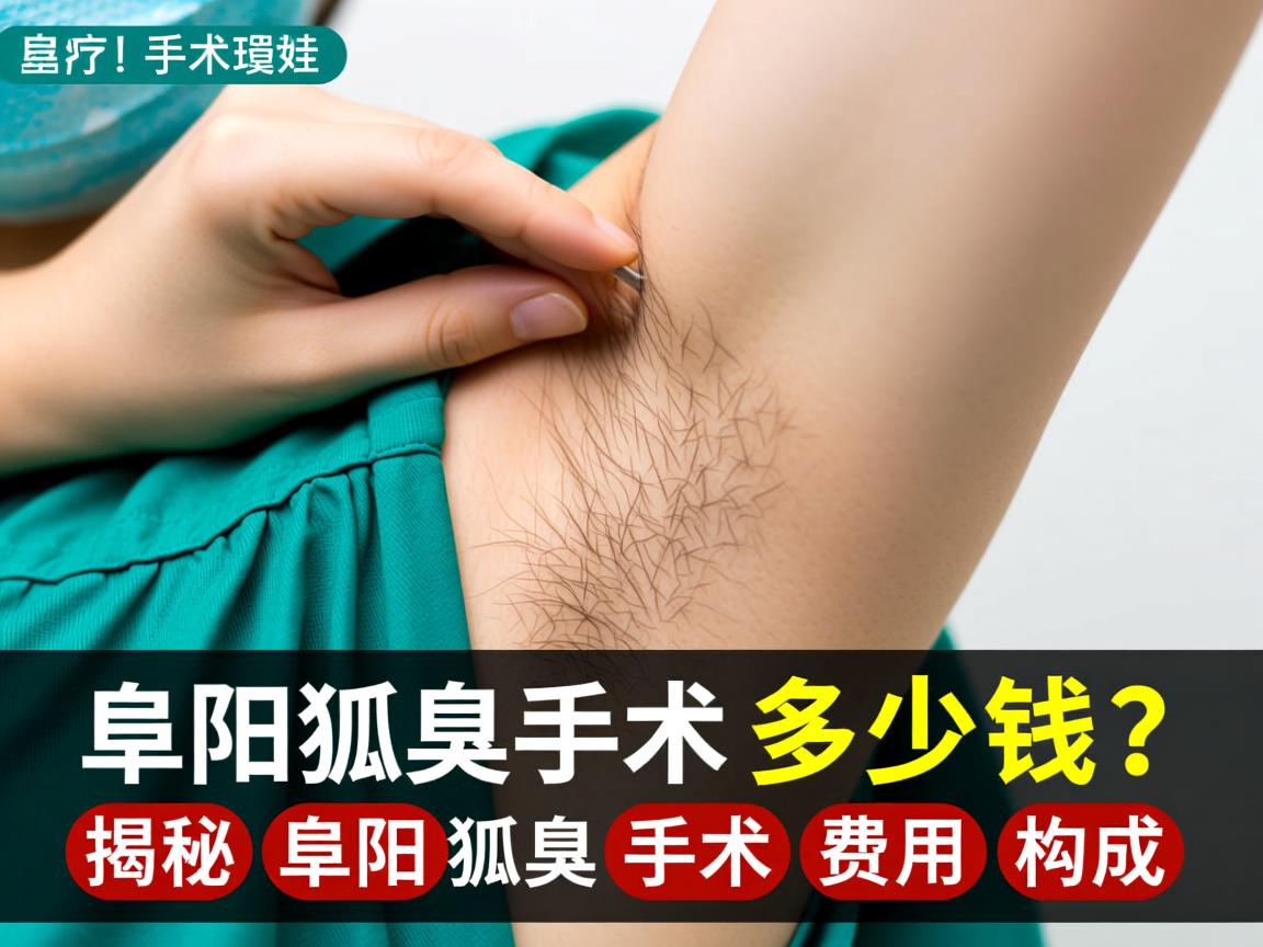 阜阳狐臭手术多少钱？揭秘阜阳狐臭手术费用构成