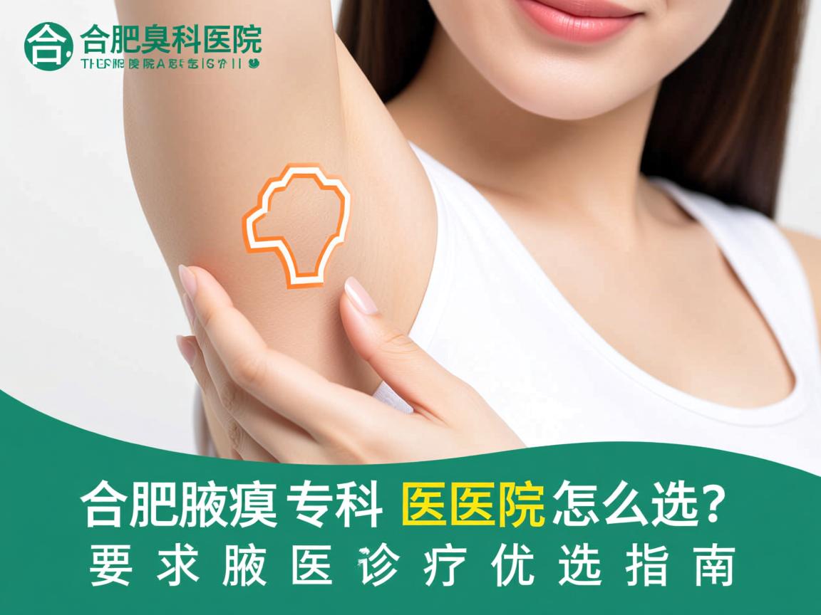 合肥腋臭专科医院怎么选？合肥腋臭诊疗优选指南